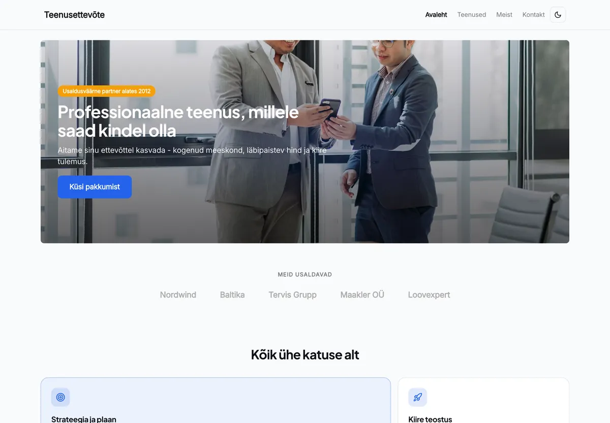 Service business